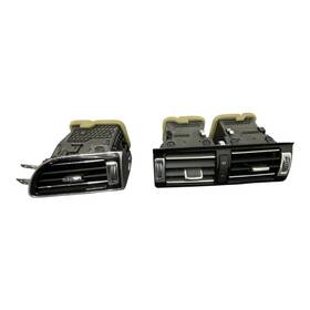 Lincoln Kl7b19k617 2018-2021 Navigator Front Dash Air Vents With Hazard Bezel Trim Set 2