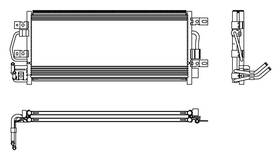 204298 Map A/c Condenser Fits 2013-2019 Ford Explorer Front