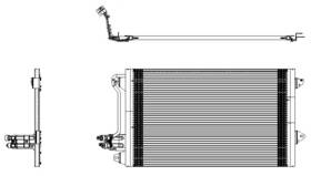 204808 Map Aluminum Front A/c Condenser Direct Fit