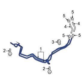 Mazda Oe Td1161212 Hvac Heater Hose