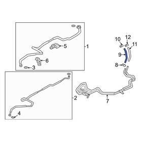 Tk486124y Mazda Oe Hvac Heater Hose