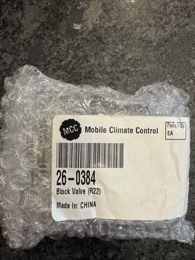26-0384 Mcc R22 Block Valve Mobile Climate Control