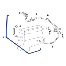 Mercedes-benz Oe 203830039664 Hvac Heater Hose