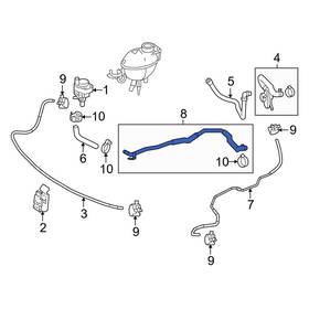 2048300296 Mercedes-benz Oe Hvac Heater Hose