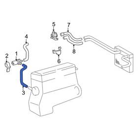 Mercedes-benz Oe 2108320594 Mercedes-benz Hvac Heater Hose