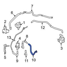 2118328494 Mercedes-benz Oe Hvac Heater Hose