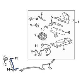 2208320594 Mercedes-benz Oe Hvac Heater Hose