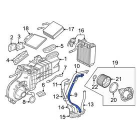 9l2z18696d Mercury Oe Hvac Heater Hose