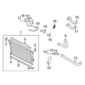 17127515494 Mini Oe Hvac Heater Hose Connector