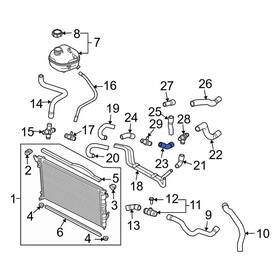 17127518502 Mini Oe Hvac Heater Hose