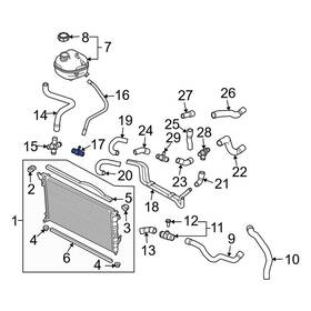 17127518615 Mini Oe Hvac Heater Hose Connector