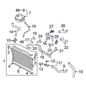 17127518616 Mini Oe Hvac Heater Hose