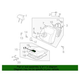 Mr986191 Mitsubishi Seat Heater For