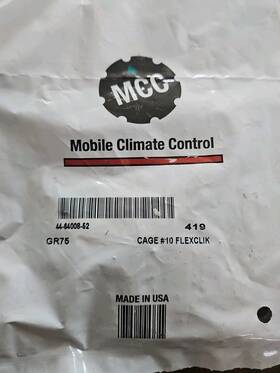 44-64008-52 Mobile Climate Control Clamp And Cage Kit #10 - New Oem