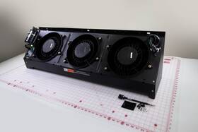 77-00274-00 Mobile Climate Control 77-00274-20 Mcc Cm-3 12v 80k Btu 3-fan Micro Channel Skirt Mount A/c Condenser