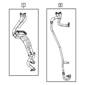 55037830af Mopar Hvac Heater Hose