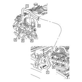 68000978aa Mopar Hvac Heater Hose
