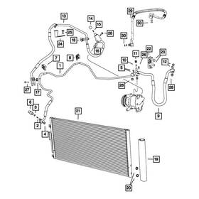 68127835aa Mopar Hvac Heater Hose Retainer Clip