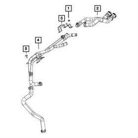 68280785ad Mopar Hvac Heater Hose Kit