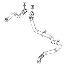 68283378ac Mopar Hvac Heater Hose Kit