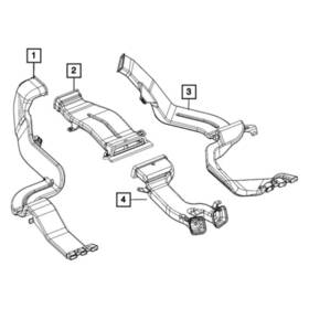 68376279aa Mopar Cabin Air Intake Duct