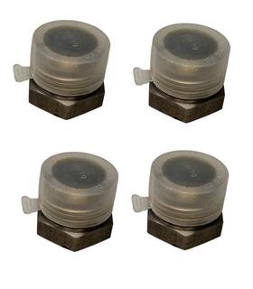0403-20-20 New Flyer Lot Of 4 #20 Male Jic Bore Straight Adapter