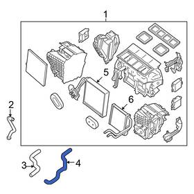 92400ja10a Nissan Oe Hvac Heater Hose