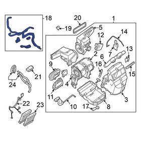 92400zm70c Nissan Oe Hvac Heater Hose