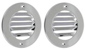 Tr4498b Oer Authorized 1961-66 Ford F100/f250/f350 Pickup Windshield Defroster Vent Grilles Chrome