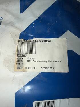 6ha707 Oshkosh Cable- Heater Control 60 Inch