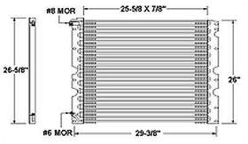 2000655c2 Platinum Hd Hdh010086 Replaces 2000655c1 International 4900 Air Conditioner Condenser