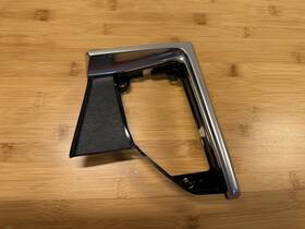 95b857190p Porsche Macan Center Dashboard Dash Vent Trim - Gts Black Aluminum Rare