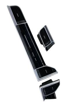 95b857224 Porsche 2015-2018 Macan Right Left And Center Dashboard Air Vent Set 3 Piano Black