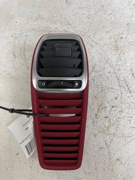 98155213104 Porsche 2013-2016 Boxster Front Dashboard Air Ventilation Grille Carrera Red Oem