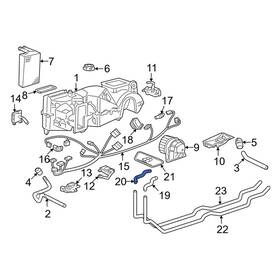 99610623356 Porsche Oe Hvac Heater Hose