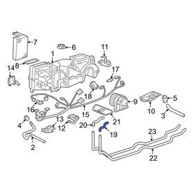 99710661203 Porsche Oe Hvac Heater Hose