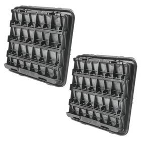 Radhlbniu-y028 Radhlbniu 2pcs Body Side Air Exhauster Vent For Dodge Ram Jeep Wrangler 68323649ab
