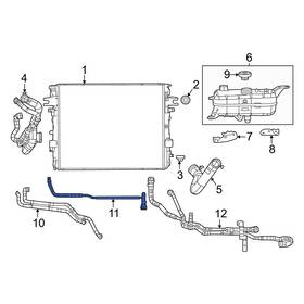 68564580ab Ram Oe Hvac Heater Hose