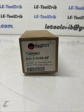 Rd-5-9100-0p Red Dot New Single Shaft 12v Blower Motor 10 000 Hr S-086