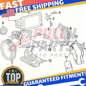 86140-0a280 Toyota Radio Receiver Display Unit For Corolla Cross 22-24
