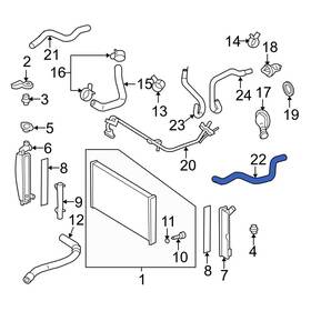 872451e170 Toyota Oe 8.72451e 175 Hvac Heater Hose