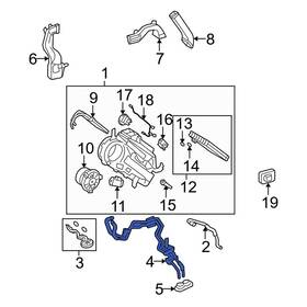 872450e200 Toyota Oe 8.7245e 205 Hvac Heater Hose