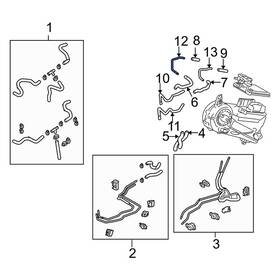 8724508120 Toyota Oe Hvac Heater Hose