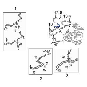 8724508190 Toyota Oe Hvac Heater Hose