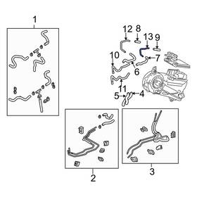 8724508200 Toyota Oe Hvac Heater Hose