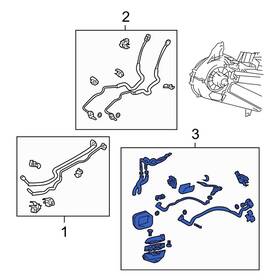 8884008220 Toyota Oe Rear Auxiliary A/c Evaporator Hose Assembly
