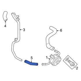 9955620155 Toyota Oe Hvac Heater Hose