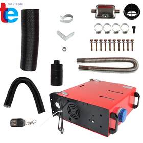 Tr59138 Turitrade Diesel Air Heater 5kw All In One 12v Lcd Thermostat Fit For Car Boat Truck Bunk
