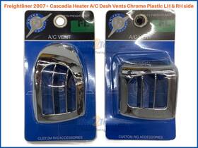42092 United Pacific 42091 Freightliner 2007 Cascadia Heater A/c Dash Vents Chrome Plastic Lh And Right Side