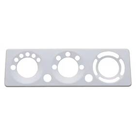 United Pacific Upi21717 - Peterbilt 2006 Stainless Steel A/c Control Plate